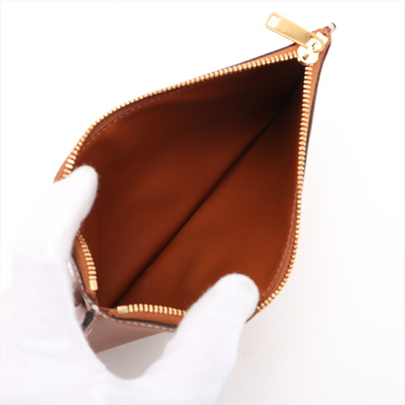 Celine Panier Raffia Leather Tote Bag Beige Tan Brown - Picture 8 of 8